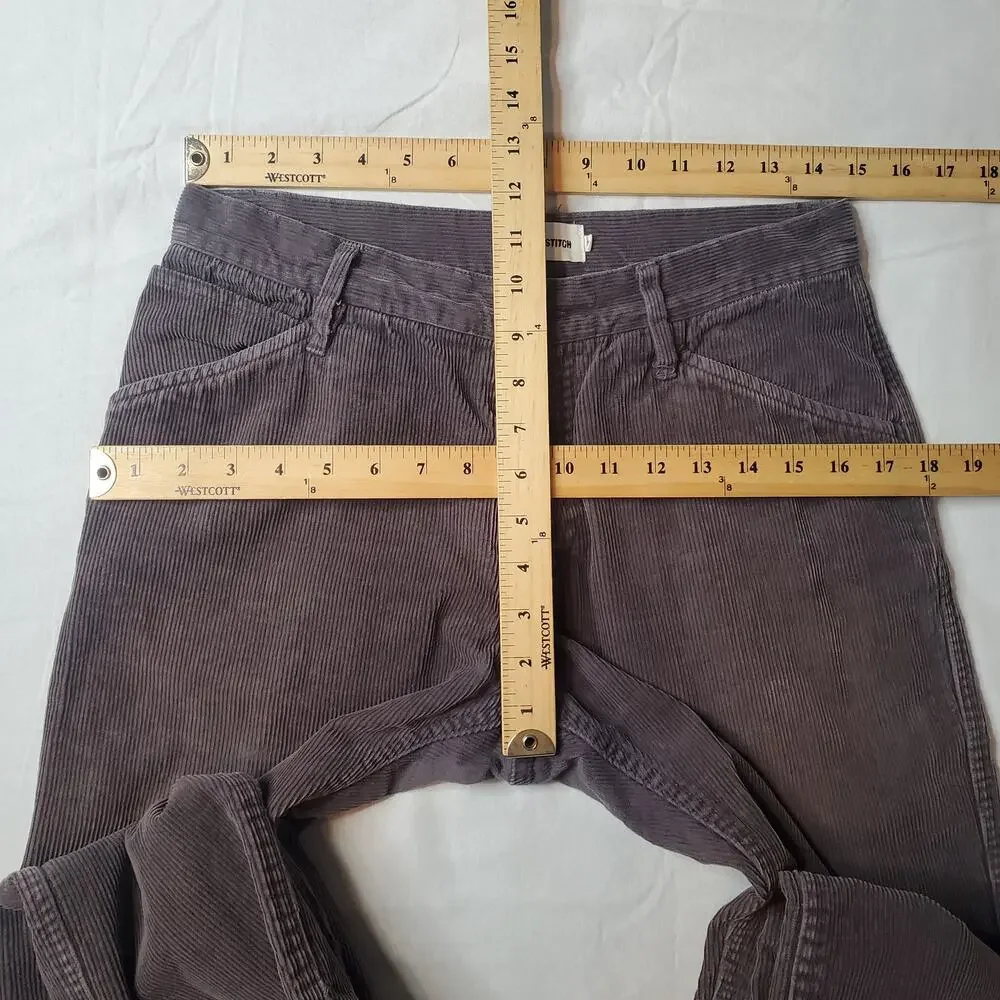 Taylor Stitch Men's Size 30X32 Straight Leg Corduroy Pant Taupe Gray